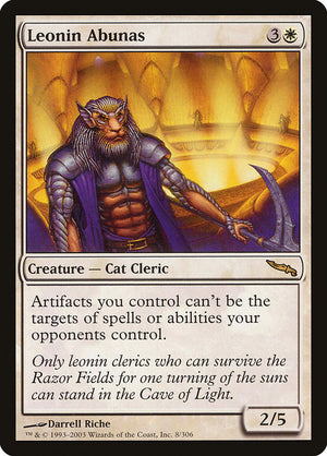 Leonin Abunas (8) [Mirrodin]