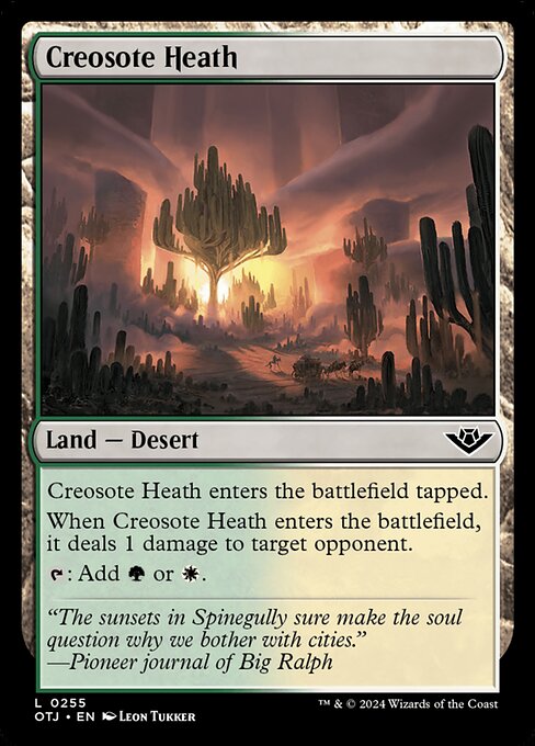 Creosote Heath (255) [Outlaws of Thunder Junction]