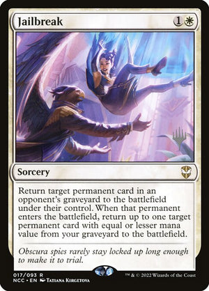 Jailbreak (17p) [New Capenna Commander Promos]