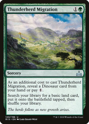Thunderherd Migration (149) [Rivals of Ixalan]