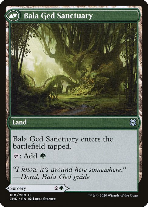 Bala Ged Recovery // Bala Ged Sanctuary (180) [Zendikar Rising] Reverse