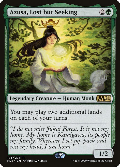 Azusa, Lost but Seeking (173p) [Core Set 2021 Promos]