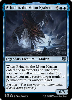 Brinelin, the Moon Kraken (78) [Commander Masters]