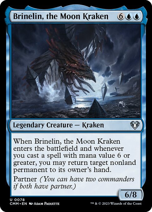 Brinelin, the Moon Kraken (78) [Commander Masters]