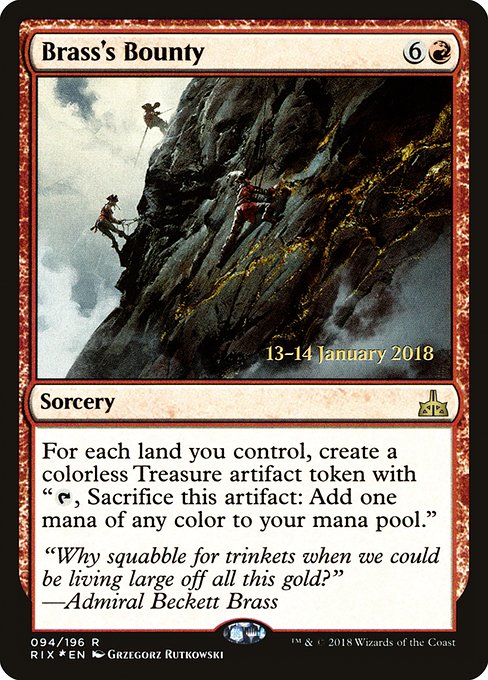 Brass's Bounty (94s) [Rivals of Ixalan Promos]
