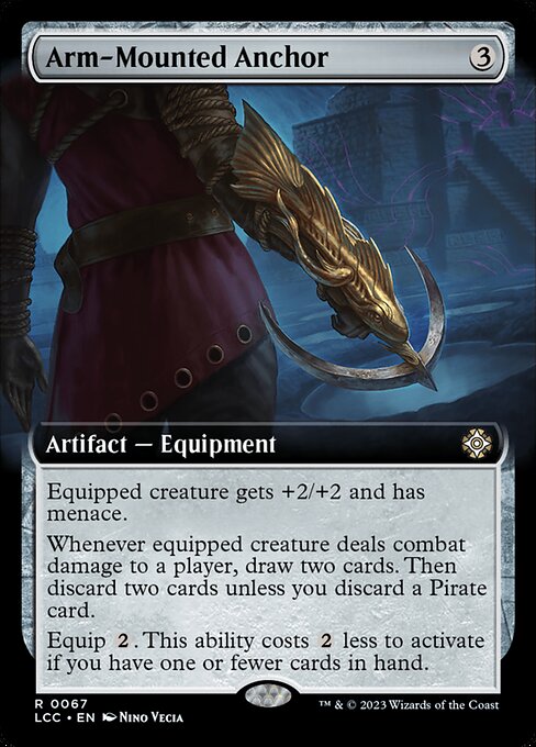 Arm-Mounted Anchor (67) [The Lost Caverns of Ixalan Commander] [Extended Art]