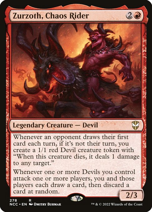 Zurzoth, Chaos Rider (278) [New Capenna Commander]