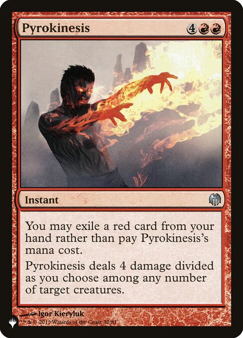 Pyrokinesis (DDL-32) [The List]