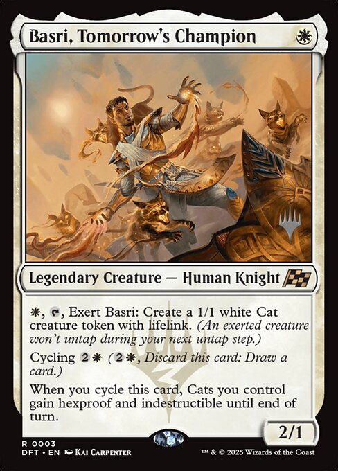 Basri, Tomorrow's Champion (3p) [Aetherdrift Promos]