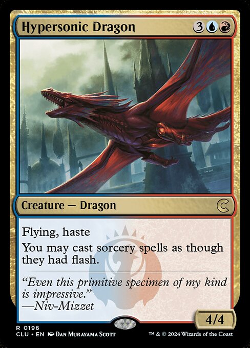 Hypersonic Dragon (196) [Ravnica: Clue Edition]