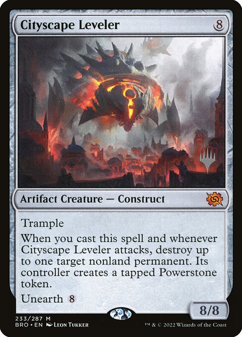 Cityscape Leveler (233p) [The Brothers' War Promos]