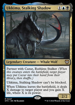 Ukkima, Stalking Shadow (247) [Outlaws of Thunder Junction Commander]