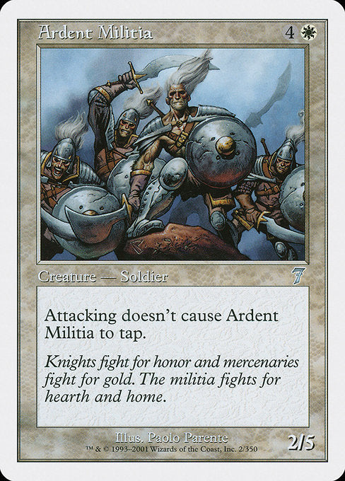 Ardent Militia (2) [Seventh Edition]