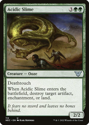 Acidic Slime (112) [Neon Dynasty Commander]