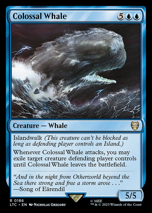 Colossal Whale (186) [Tales of Middle-earth Commander]