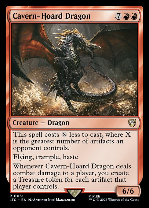 Cavern-Hoard Dragon (31) [Tales of Middle-earth Commander]