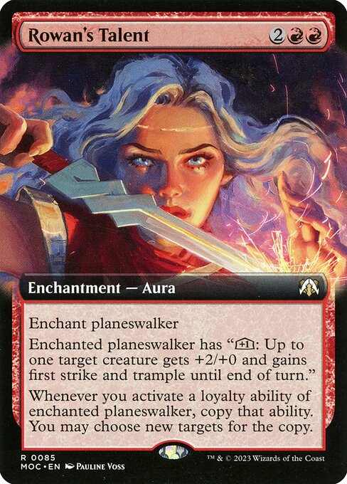 Rowan's Talent (85) [March of the Machine Commander] [Extended Art]