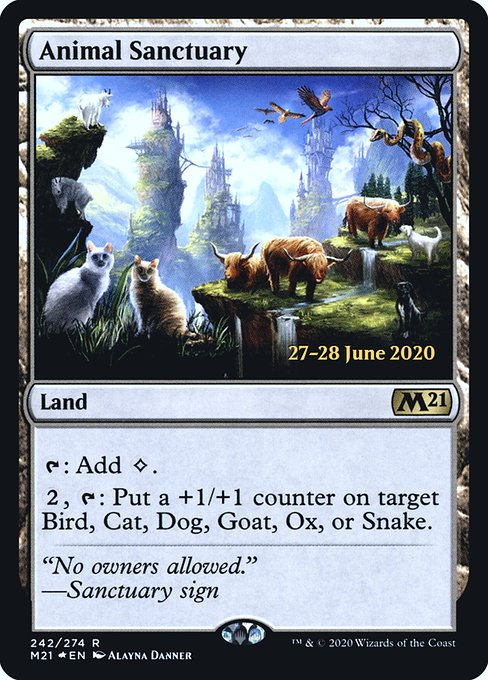 Animal Sanctuary (242s) [Core Set 2021 Promos]
