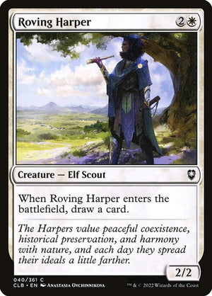 Roving Harper (40) [Commander Legends: Battle for Baldur's Gate]