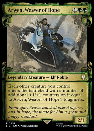 Arwen, Weaver of Hope (437) [Tales of Middle-earth Commander] [Showcase]