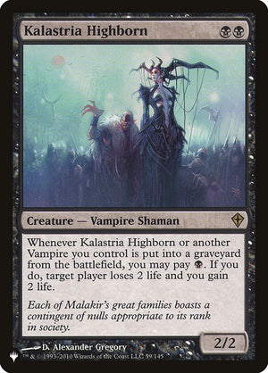 Kalastria Highborn (WWK-59) [The List]