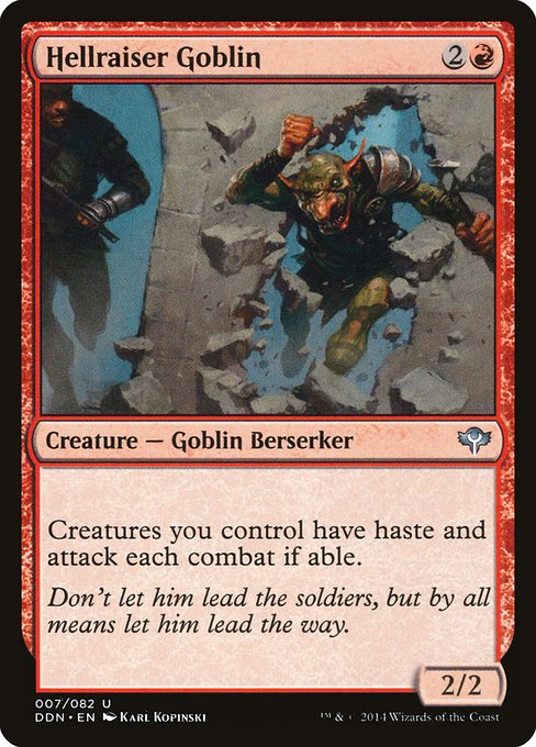 Hellraiser Goblin (7) [Duel Decks: Speed vs. Cunning]