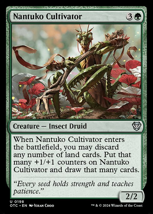 Nantuko Cultivator (198) [Outlaws of Thunder Junction Commander]
