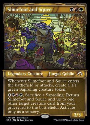 Slimefoot and Squee (450) [March of the Machine Commander] [Showcase]