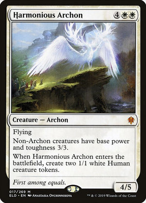 Harmonious Archon (17) [Throne of Eldraine]