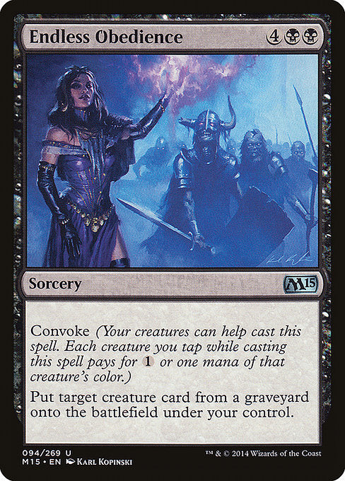 Endless Obedience (94) [Magic 2015]
