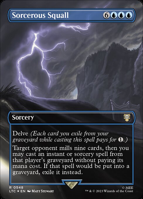 Sorcerous Squall (548) [Tales of Middle-earth Commander] [Borderless]