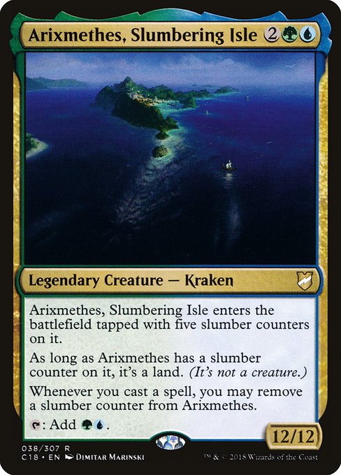 Arixmethes, Slumbering Isle (38) [Commander 2018]