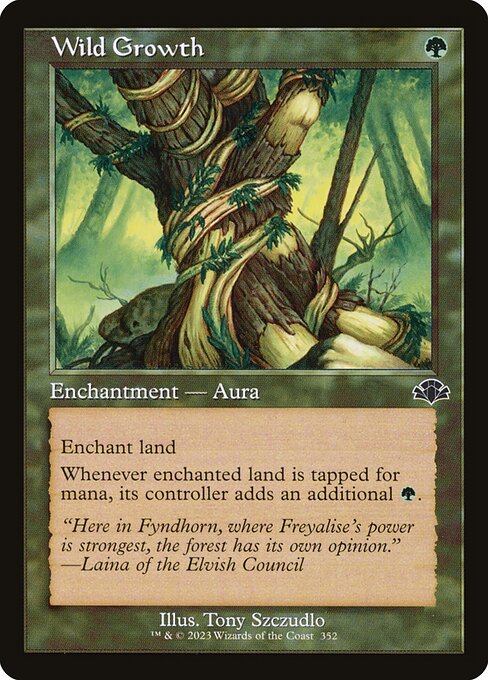 Wild Growth (352) [Dominaria Remastered]