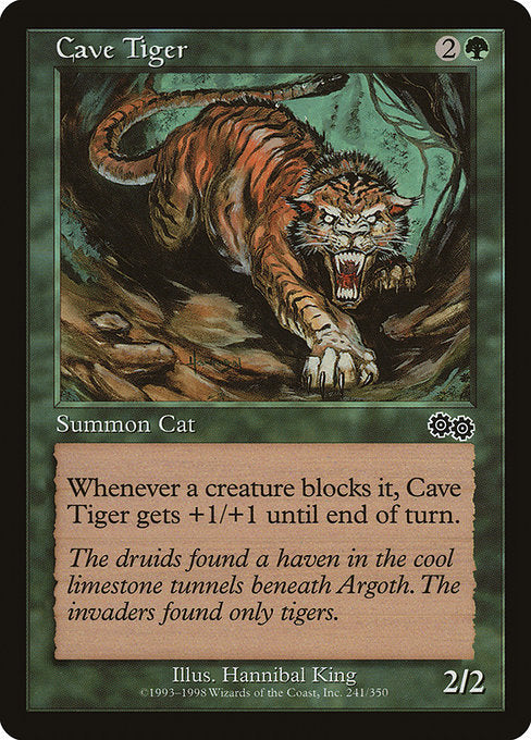 Cave Tiger (241) [Urza's Saga]