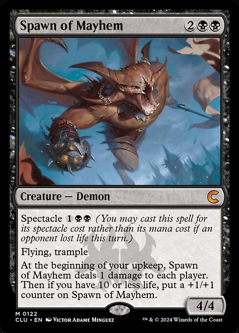 Spawn of Mayhem (122) [Ravnica: Clue Edition]