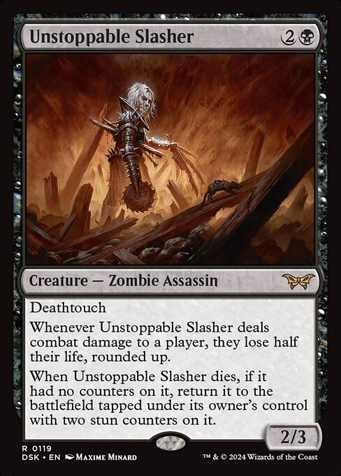 Unstoppable Slasher (119) [Duskmourn: House of Horror]