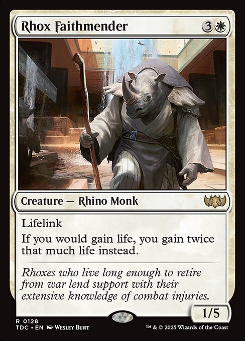 Rhox Faithmender (128) [Tarkir: Dragonstorm Commander]