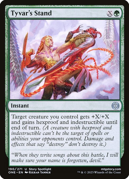 Tyvar's Stand (190) [Phyrexia: All Will Be One]
