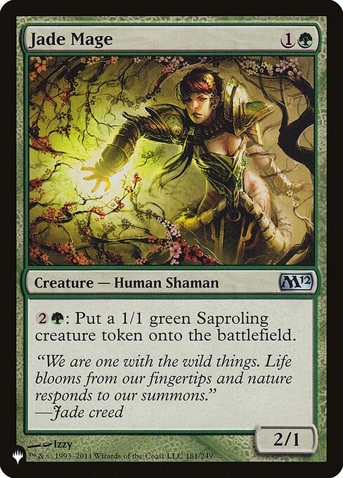 Jade Mage (M12-181) [The List]