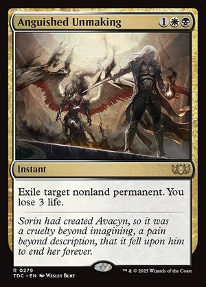 Anguished Unmaking (279) [Tarkir: Dragonstorm Commander]