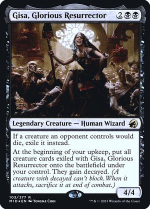 Gisa, Glorious Resurrector (103s) [Innistrad: Midnight Hunt Promos]
