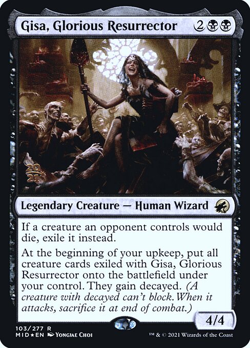 Gisa, Glorious Resurrector (103s) [Innistrad: Midnight Hunt Promos]