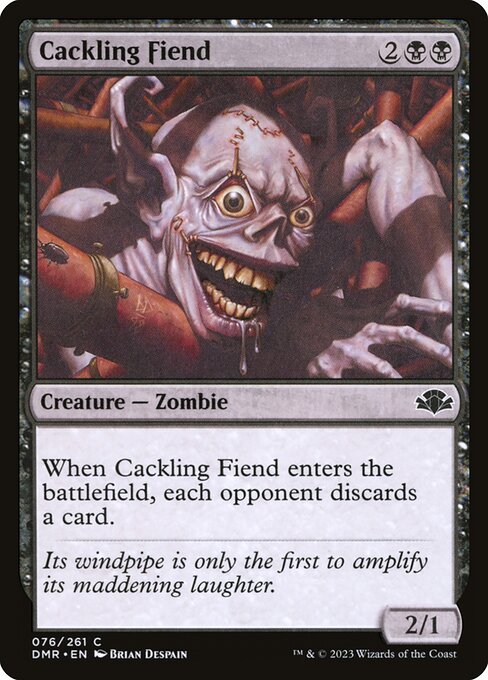 Cackling Fiend (76) [Dominaria Remastered]