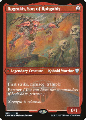 Rograkh, Son of Rohgahh (575) [Commander Legends] [Etched]