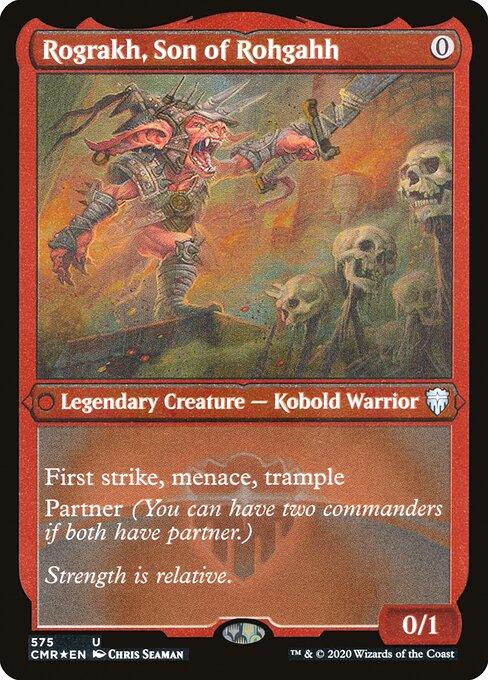 Rograkh, Son of Rohgahh (575) [Commander Legends] [Etched]