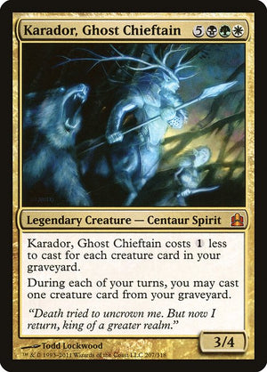 Karador, Ghost Chieftain (207) [Commander 2011]