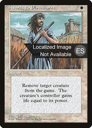 Swords to Plowshares (52) [Fourth Edition Foreign Black Border]