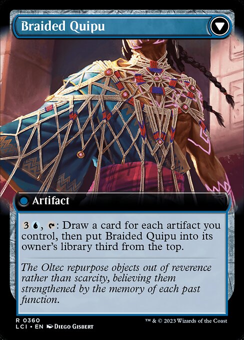 Braided Net // Braided Quipu (360) [The Lost Caverns of Ixalan] [Extended Art]