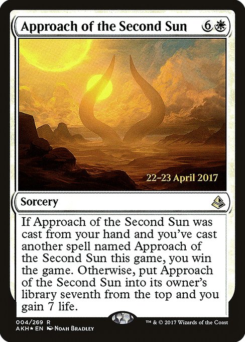 Approach of the Second Sun (4s) [Amonkhet Promos]
