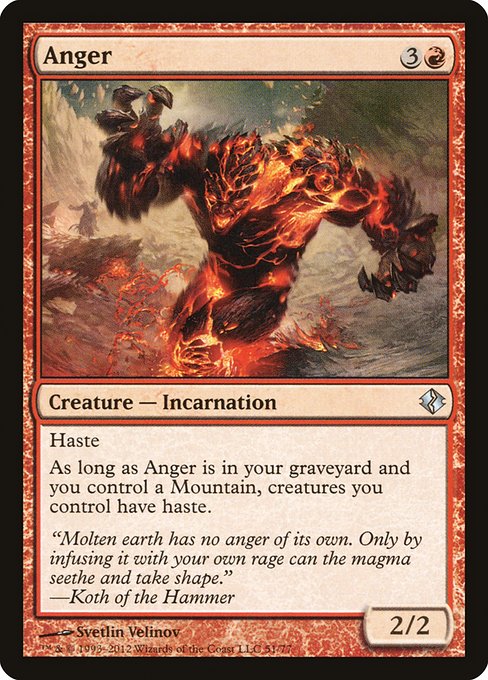 Anger (51) [Duel Decks: Venser vs. Koth]